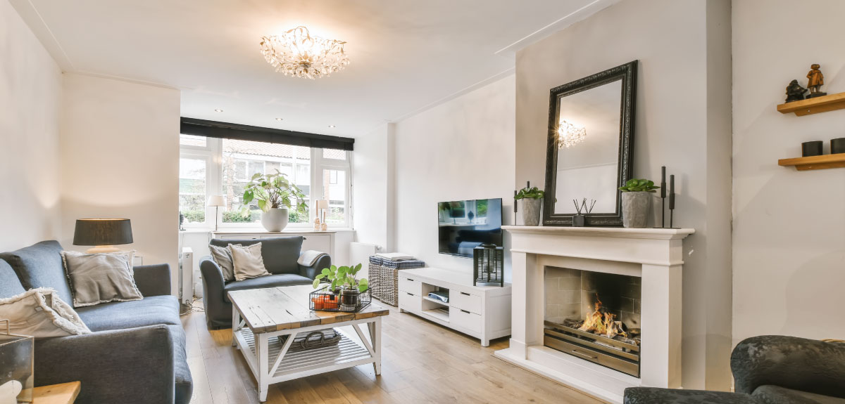 Matterport 3D virtual tour of a UK residential home interior