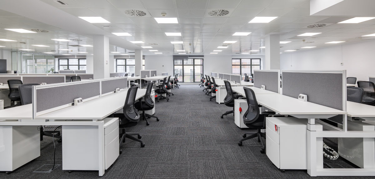 Virtual walkthrough of a UK office building using Matterport